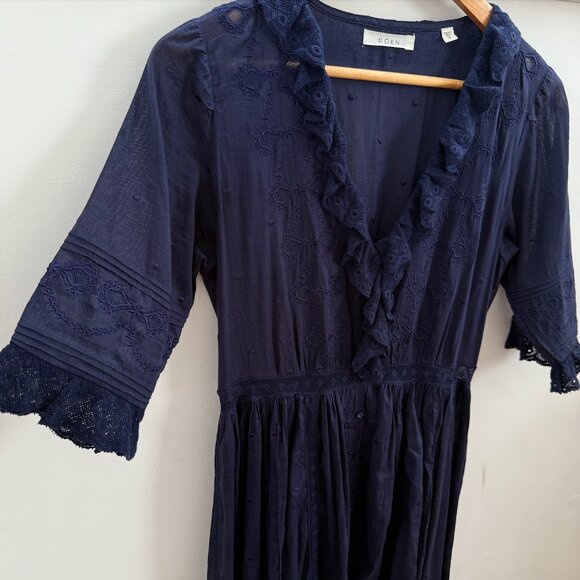 Doen Rosabella Dress in Adriatic navy - Picture 4 of 6